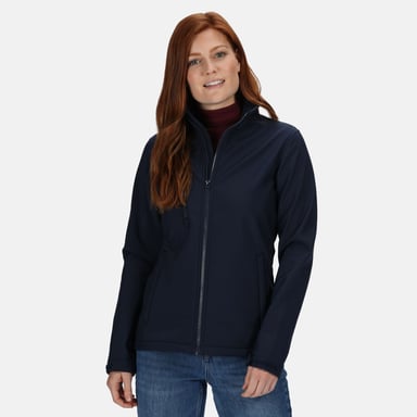 Regatta Womens/Ladies Ablaze 3 Layer Membrane Soft Shell Jacket (Navy)