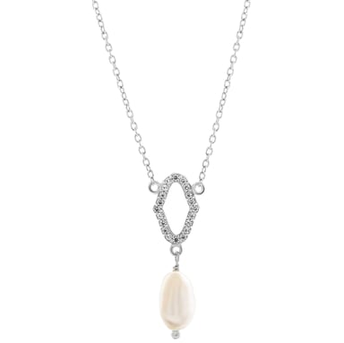 Orphelia 'Normandië' Dames 925 Sterling Zilveren Hanger met Ketting - Zilver ZK-7574