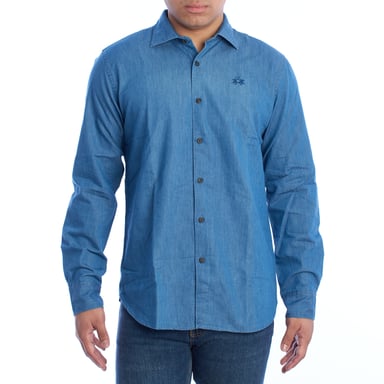 Men's Regular Fit Denim Shirt UMC005-DM094