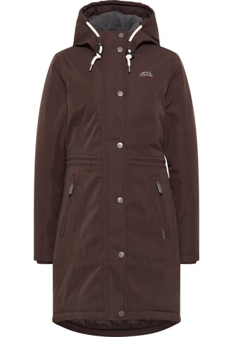 ICEBOUND winter parka women dark brown
