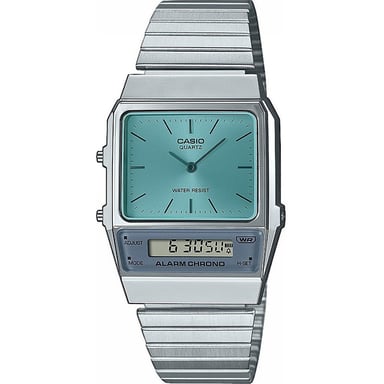 Casio Casio Collectie Vintage Unisex Zilveren Horloge AQ-800EC-2AEF