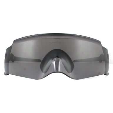 Oakley Wrap Mens Polished Black Prizm Black Sunglasses