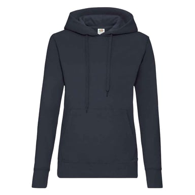 Fruit of the Loom Classic Lady Fit Hooded Sweatshirt (Deep Navy)