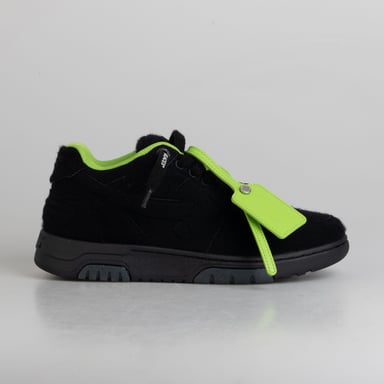 Off White wollen damestrainers in zwart