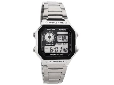 Casio Casio Collection herenhorloge Zilverkleurig AE-1200WHD-1AVEF