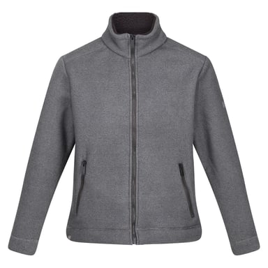 Regatta Mens Garrian II Fleecejacka med full dragkedja (Storm Grey/Black)