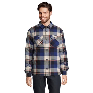 SOLS Unisex Adult Noah Checked Overshirt (Royal Blue)