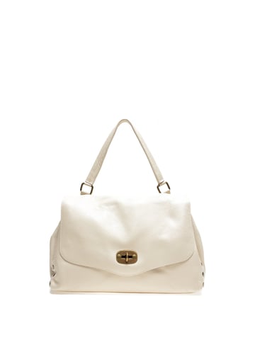 Anna Luchini SS22 AL 1766 Beige Leather Bag