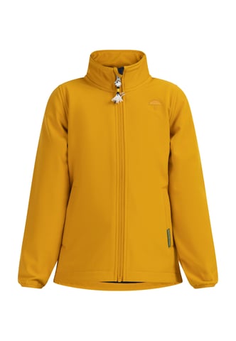 Schmuddelwedda softshell jacket Girls mustard