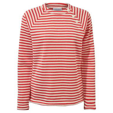 Craghoppers Womens/Ladies Neela Striped Sweatshirt (Water Melon)