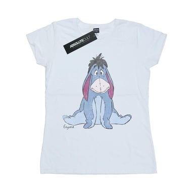 Disney Womens/Ladies Winnie The Pooh Classic Eeyore Cotton T-Shirt (White)