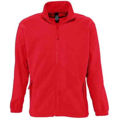 SOLS Unisex Adult North Fleece Jacket (Red)