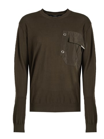 Les Hommes Pullover Men's Green