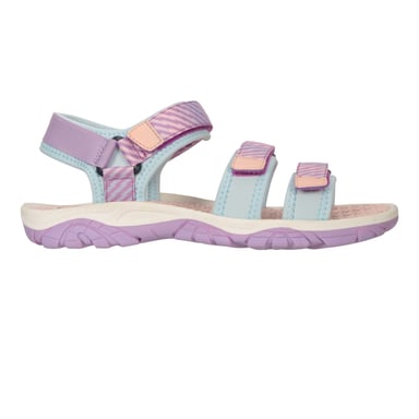 Mountain Warehouse Childrens/Kids 3 Touch Fastening Strap Sandals (Purple)