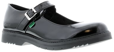 Kickers Finley lakschoenen voor dames, zwart