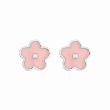 Luxenter 925 Sterling Silver rhodium plated earrings - Flower