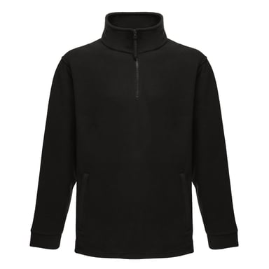 Regatta Thor Overhead Half Zip Anti-Pill Fleece Top (170 GSM) (Svart)