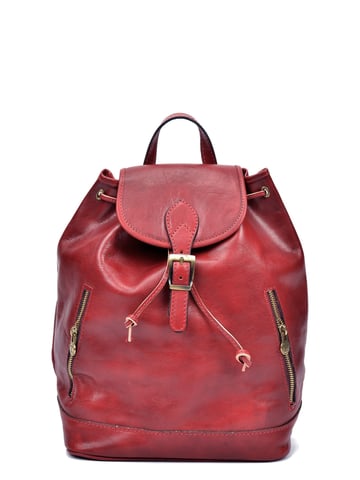 Anna Luchini SS22 AL 3053 Red Leather Bag