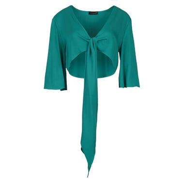 Green Bolero Top