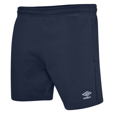 Umbro Mens Club Leisure Shorts (Navy Blue/White)
