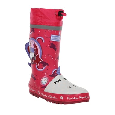 Regatta Kinder/Kinderen Eenhoorn Peppa Pig Wellington Laarzen (Winterbes)