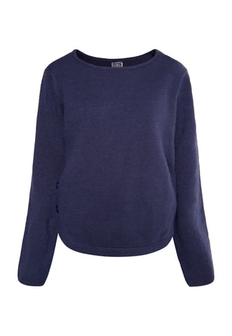 Dreimaster Knitted pullover women marine