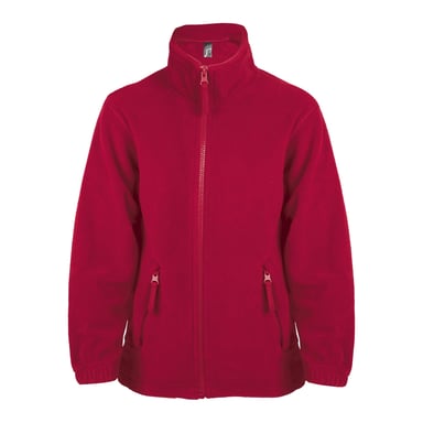 SOLS Childrens/Kids North Fleece Jacket (Red)