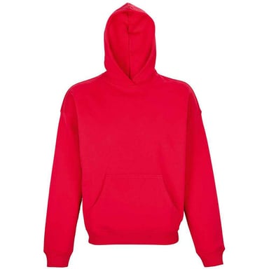 SOLS Unisex Adult Connor Oversized Hoodie (Bright Red)