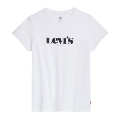 Women's Levis Plus Perfect New Logo T-Shirt in White