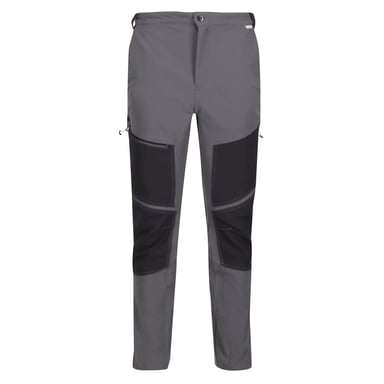 Regatta Mens Questra IV Hiking Trousers (Dark Grey/Black)