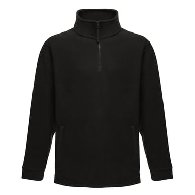 Regatta Thor Overhead Half Zip Anti-Pill Fleece Top (170 GSM) (Black)