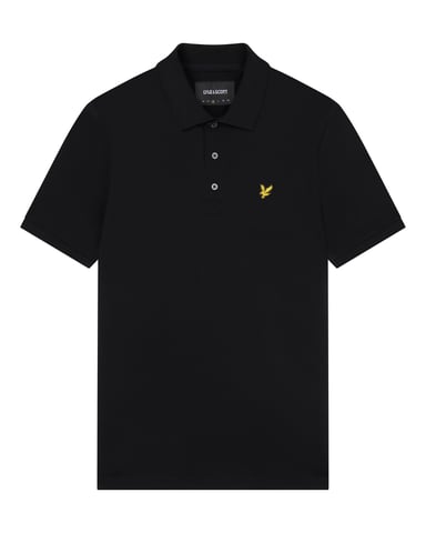 Lyle & Scott Gewoon poloshirt in Zwart