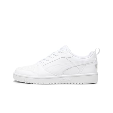 Men's Puma Rebound v6 Low Trainers in Grey White