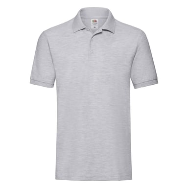 Fruit of the Loom Mens Premium Pique Polo Shirt (Heather Grey)