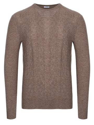Malo Optimum cashmere pullover brown
