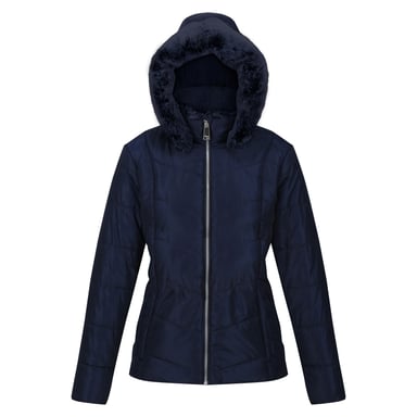 Regatta Womens/Ladies Wildrose Baffled Padded Hooded Jacket (Navy)