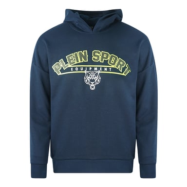 Plein Sport Equipment Logo Navy Hoodie