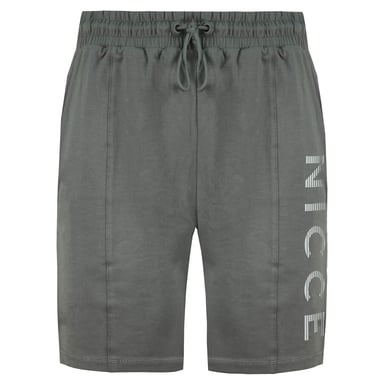 Nicce Stretch Waist Grey Mens Reflective Sprint Jog Shorts 211 1 06 01 0329