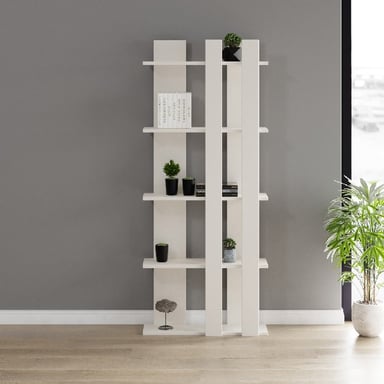 HOMEMANIA Tiny Bookcase, in White