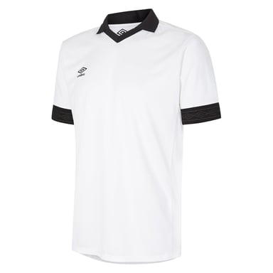 Umbro Childrens/Kids Tempest Short-Sleeved Jersey (White/Black)