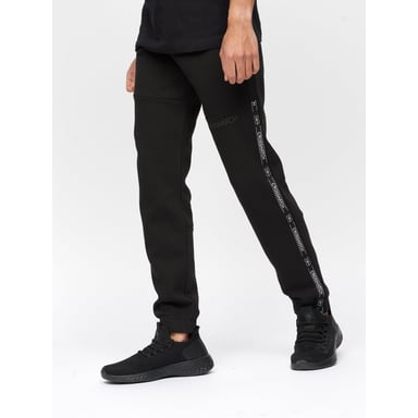 Crosshatch Mens Apollo Jogging Bottoms (Black)