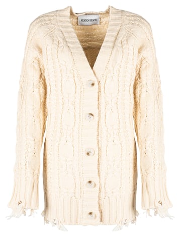 Silvian Heach Cardigan Woman's Off-White