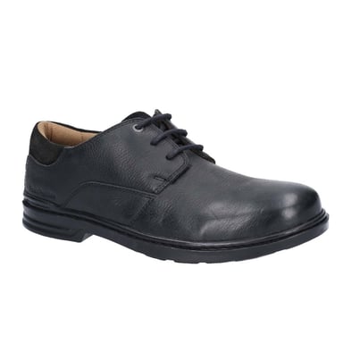 Hush Puppies Mens Max Hanston Lace Up Dress Shoe (Black)