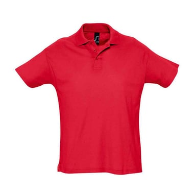 SOLS Mens Summer II Polo Shirt (Red)