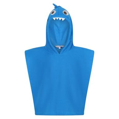 Regatta Barn/barn Bubbles The Shark Handduk med huva (Hawaiian Blue)