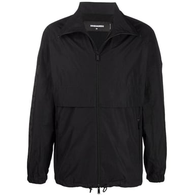 Dsquared2 Herr Högkrage Zip-Lättjacka Svart