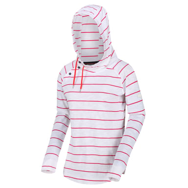 Regatta Womens/Ladies Merindah Hoodie (Virtual Pink Stripe)