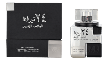 Lattafa 24 Carat White Gold Edp Spray 100 ml
