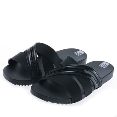 Women's Zaxy Respiro Slide Sandals in Black