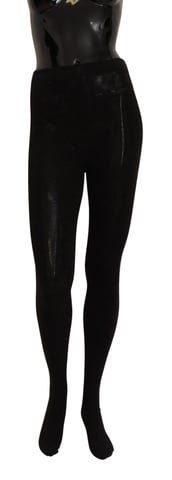 Dolce & Gabbana Women's Black Wool Stretch Tights